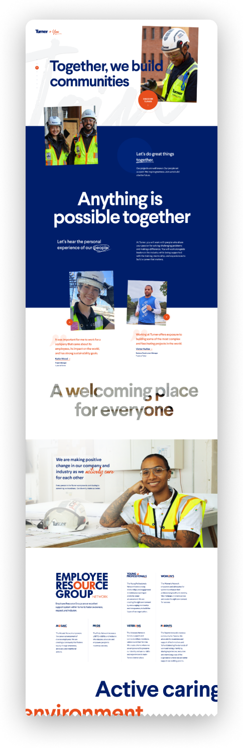 Microsite first